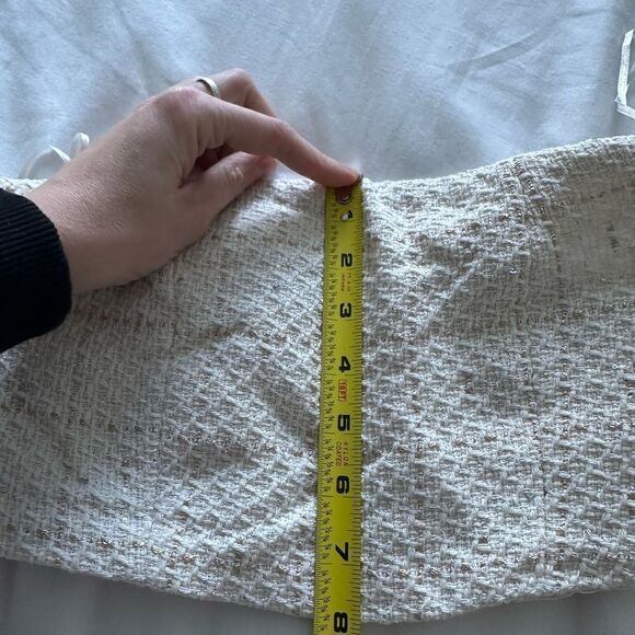 NWT ZARA TEXTURED STRAPLESS TOP CS - Picture 5 of 6